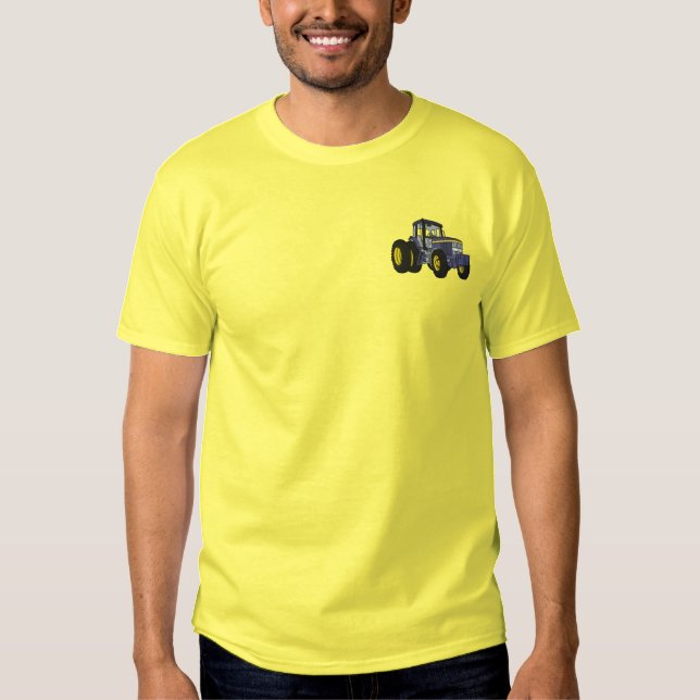 Tractor Embroidered T-Shirt (Front)