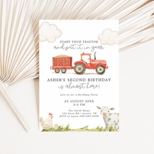 Tractor Farm Birthday 