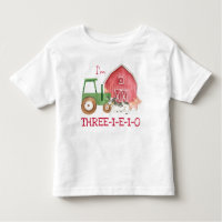 Tractor Farm Three-I-E-I-O T-Shirt