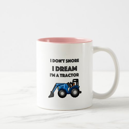 Tractor Farmer Funny Farmer Gifts Two_Tone Coffee Mug