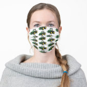 Tractor Farming Farmer Pattern Work Adult Cloth Face Mask (Worn)