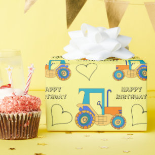 Tractor Farming Wrapping Paper