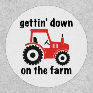 Tractor Getting Down on the Farm Country Barn Danc Patch