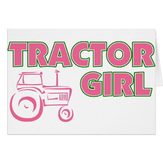 Tractor Girl Cards (Front Horizontal)