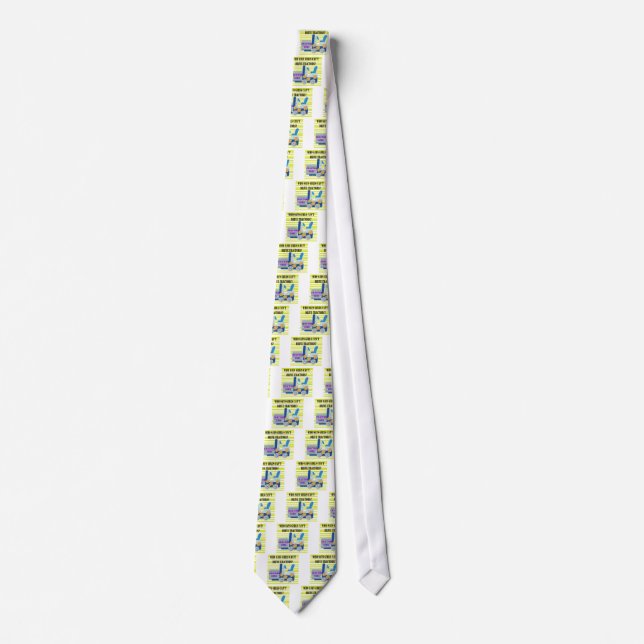 Tractor Girl Tshirts and Gifts Neck Tie (Front)