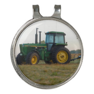 Tractor golf hat clip