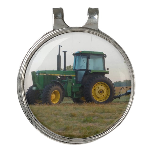 Tractor  golf hat clip (Front)