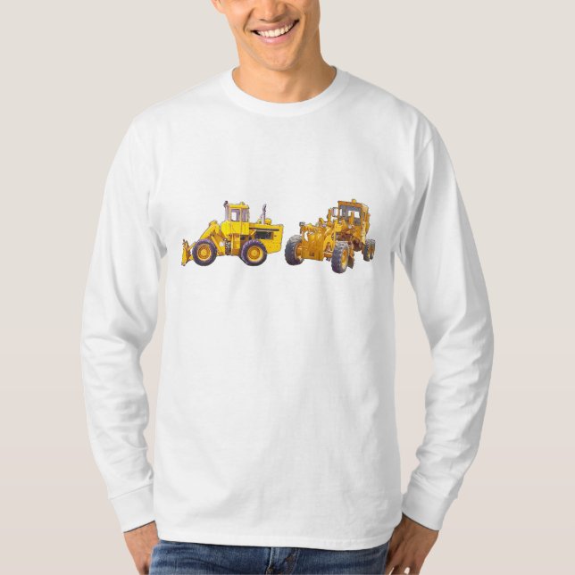 Tractor Grader Men's Long Sleeve T-Shirt (Front)