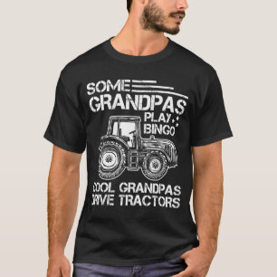 Tractor Grandfather Farmer Ranch Grandparents T-Shirt
