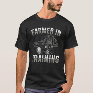 Tractor Graphic Boys Farmer Farming Tractor 1 T-Shirt
