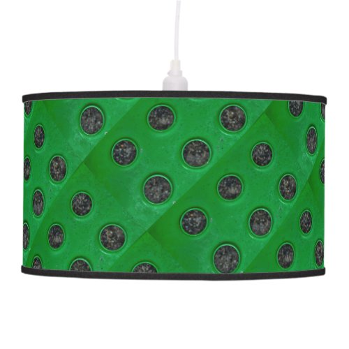 Tractor Green circle grate pattern Hanging Lamp