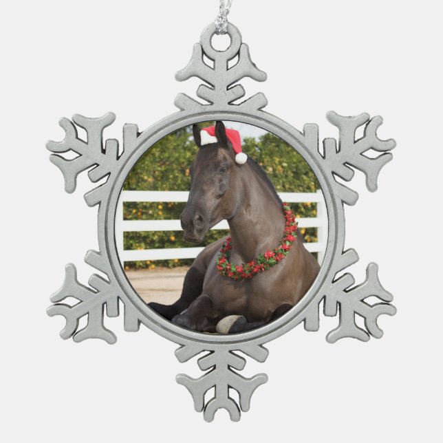 Tractor Horse Ornament (Front)