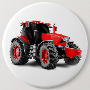 Tractor image for Colossal-Round-Badge Pinback Button