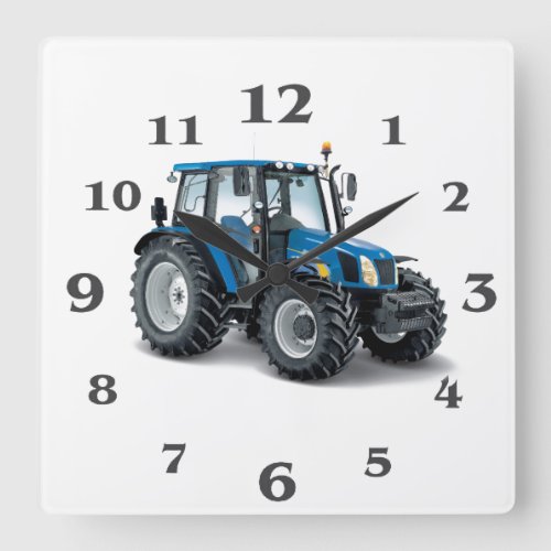 Tractor image for Round Large Wall Clock