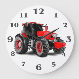 Tractor image for Round-Large-Wall-Clock Large Clock