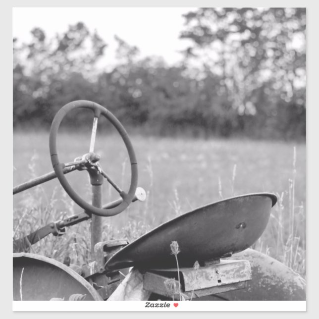 Tractor in the Long Grass Sticker (Sheet)