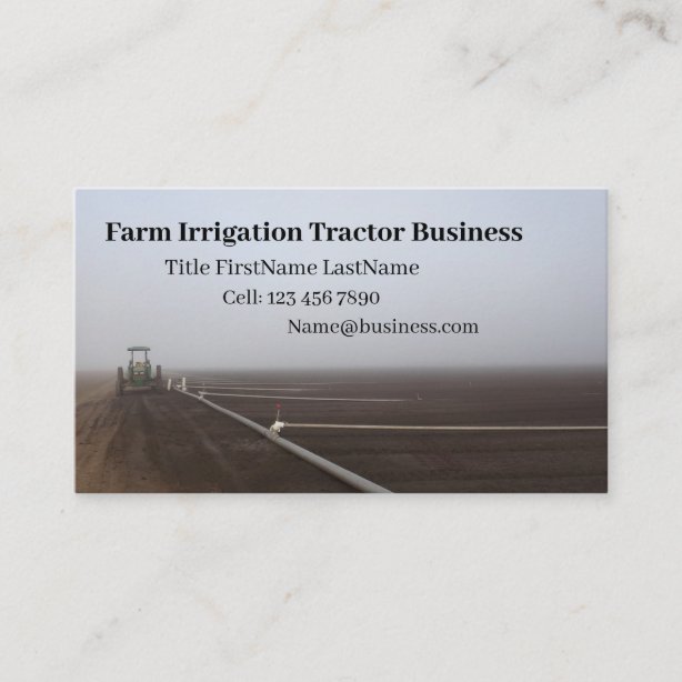 Irrigation Business Cards - Business Card Printing | Zazzle