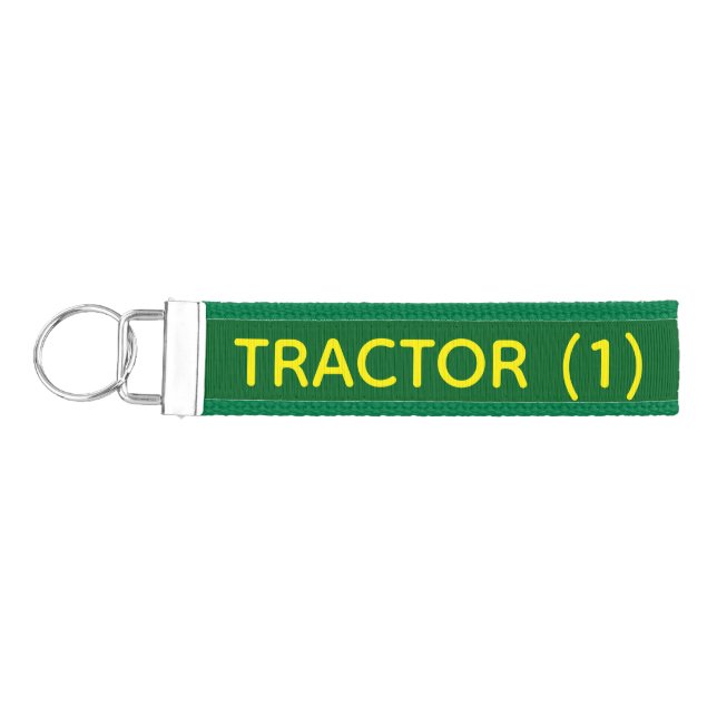 Tractor Keychain (Keys on Left)