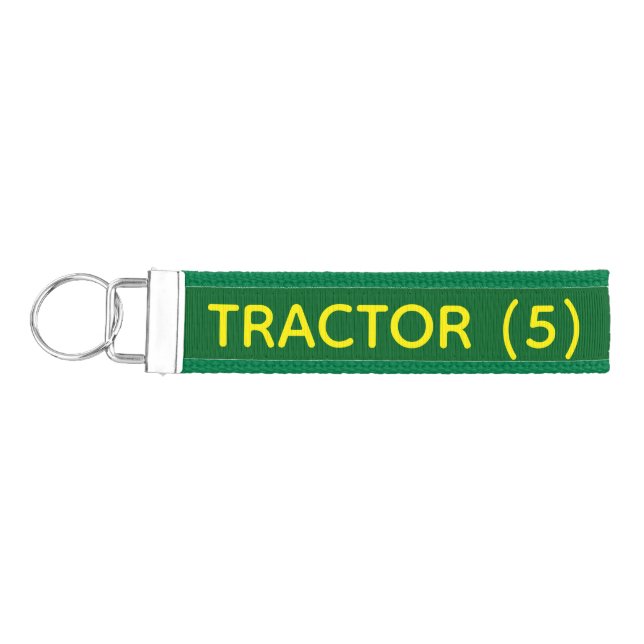 Tractor Keychain (Keys on Left)
