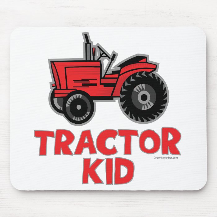 Tractor Kid Mouse Pad