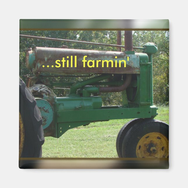 tractor magnet-customize magnet (Front)