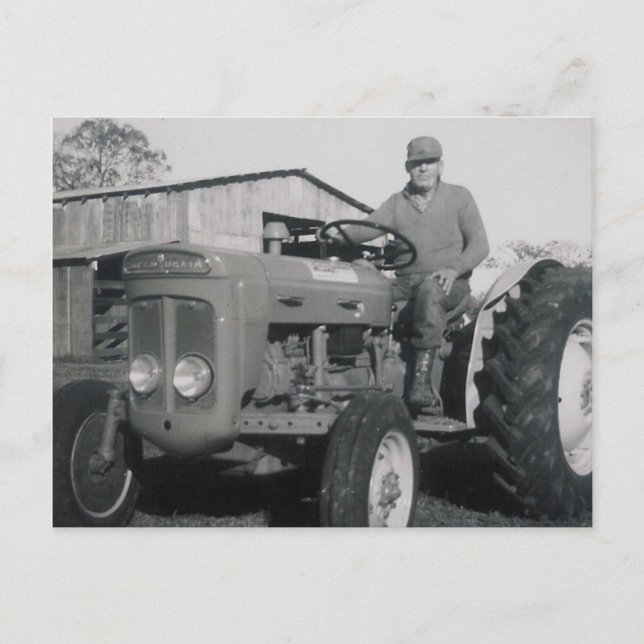 TRACTOR MAN #33 POSTCARD (Front)