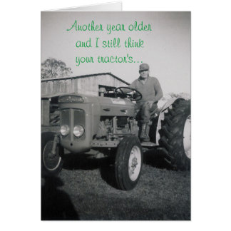 Tractor Birthday Greeting Cards Zazzle