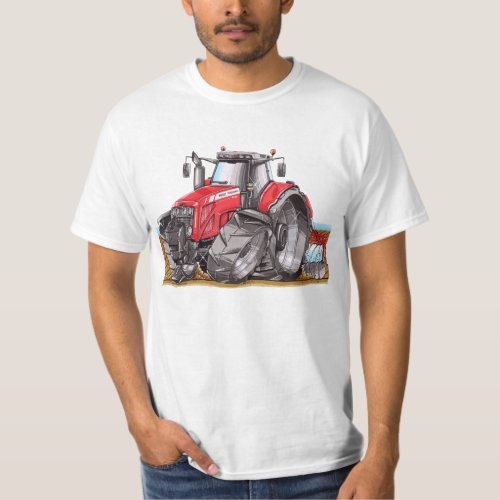 Tractor Massey Ferguson caricatured T_Shirt