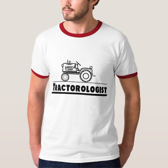 Tractor Ologist RED T-Shirt (Front)