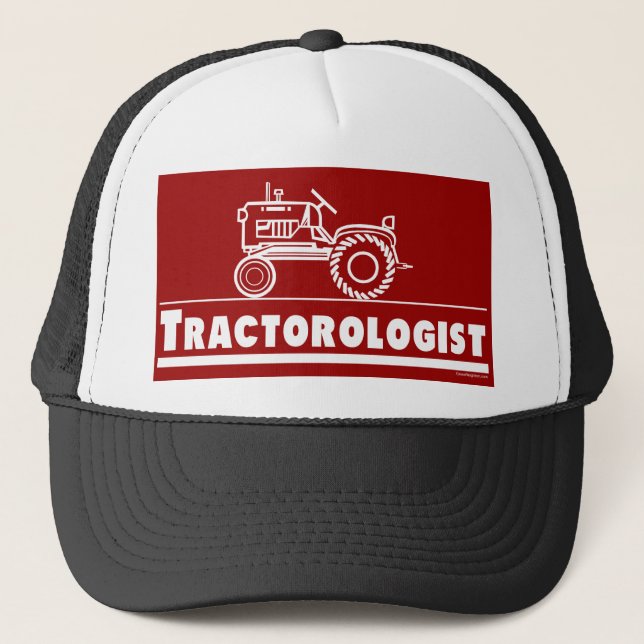 Tractor Ologist RED Trucker Hat (Front)
