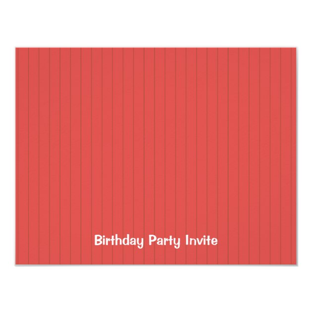 Tractor On Farm Kids Birthday Party Invitations