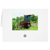 Tractor on the Farm Card (Back Horizontal)