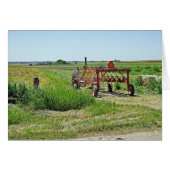 Tractor on the Farm Card (Front Horizontal)