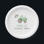 Tractor Paper Plates | Tractor Birthday Plates<br><div class="desc">Tractor Birthday Paper Plates
Ready to be personalized by you!</div>