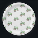 Tractor Paper Plates | Tractor Party Plates<br><div class="desc">Tractor Birthday Paper Plates
Ready to be personalized by you!</div>