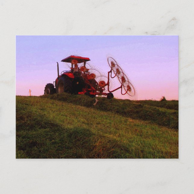 tractor postcard (Front)