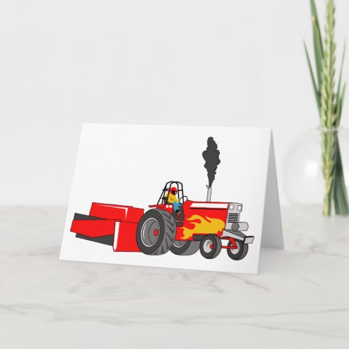 Tractor Pulling Card
