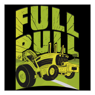 tractor Pulling Poster