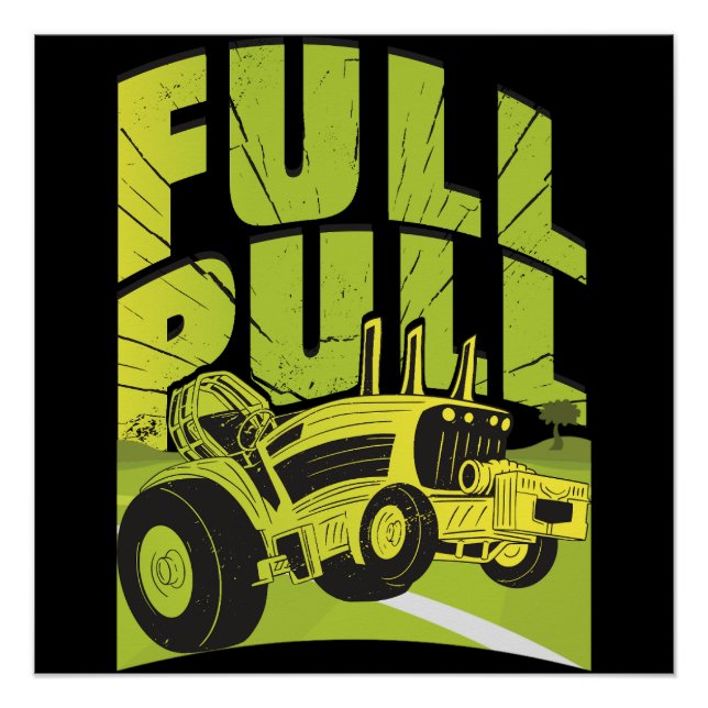 tractor Pulling Poster (Front)