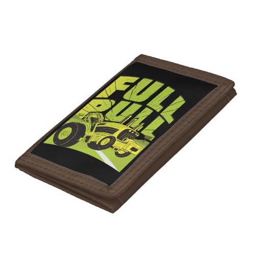 tractor Pulling Trifold Wallet