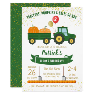 fall birthday invitations zazzle
