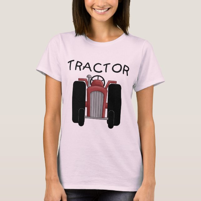 TRACTOR- Red T-shirts and Gifts (Front)