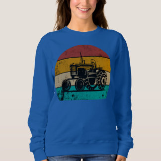 Tractor Retro Vintage Tractors Farmer Tractor  Sweatshirt