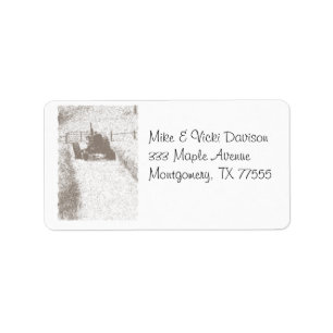 Tractor Return Address Label