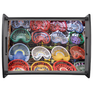 Tractor Seats at Tractor Show Serving Tray