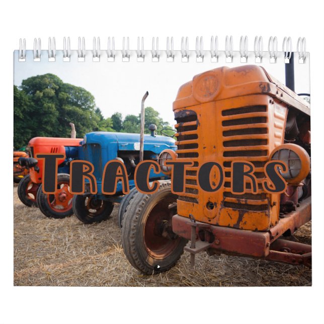 Tractor Showcase Collection Wall Calendar (Cover)