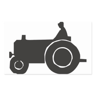 Tractor Silhouette Stickers
