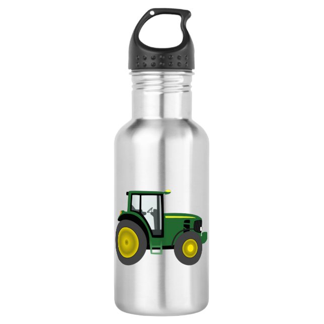 tractor stainless steel water bottle (Front)