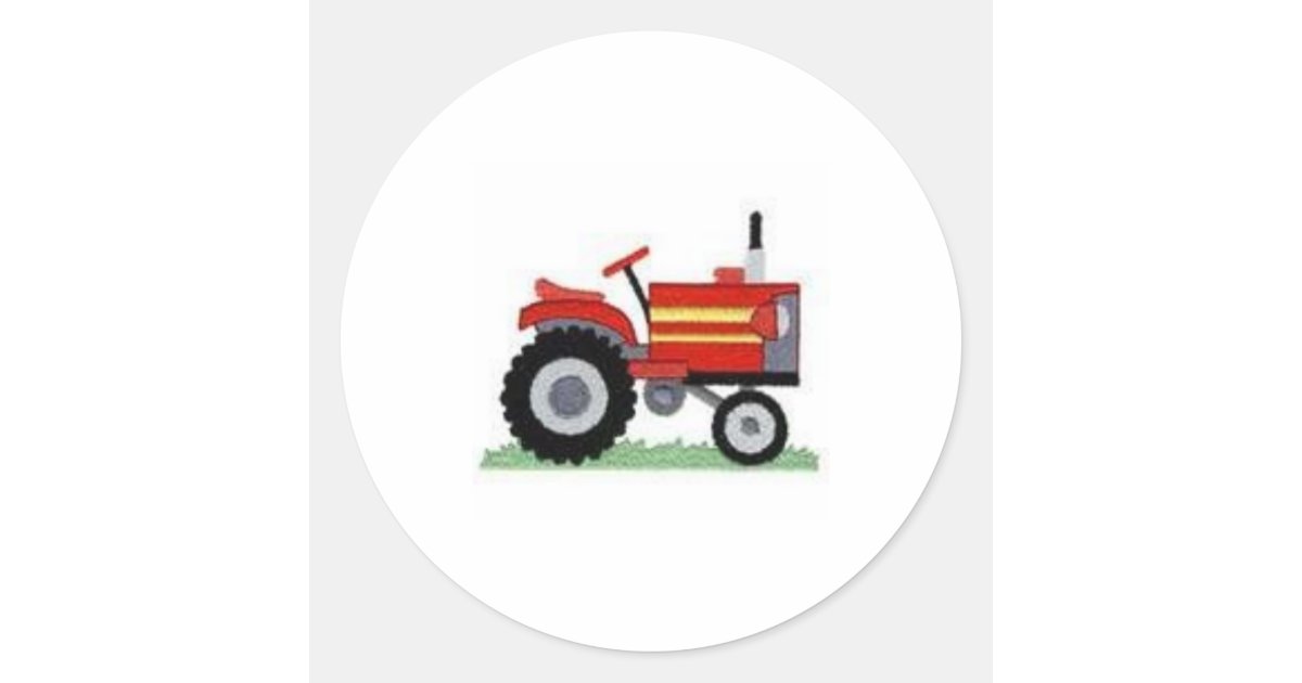 Tractor Sticker | Zazzle