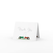 Tractor Thank-You Card